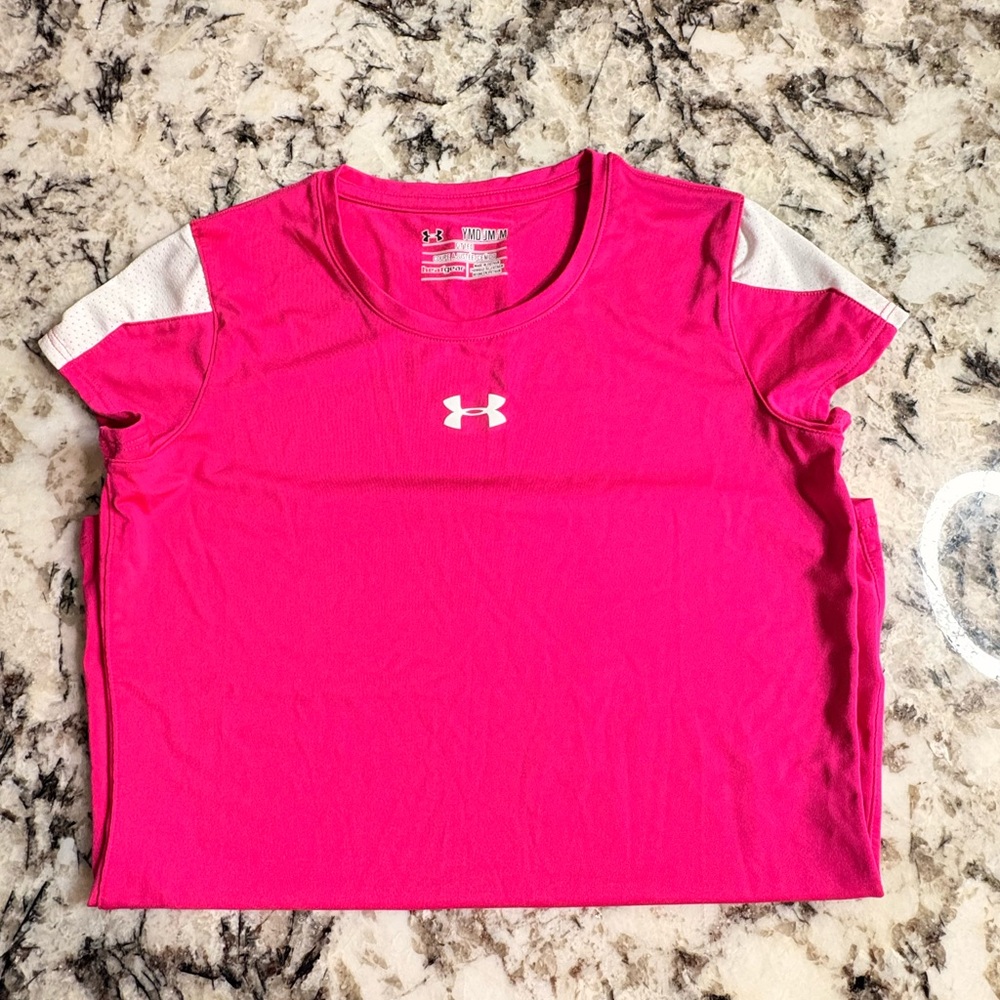 Under Armour Pink Athletic T-Shirt